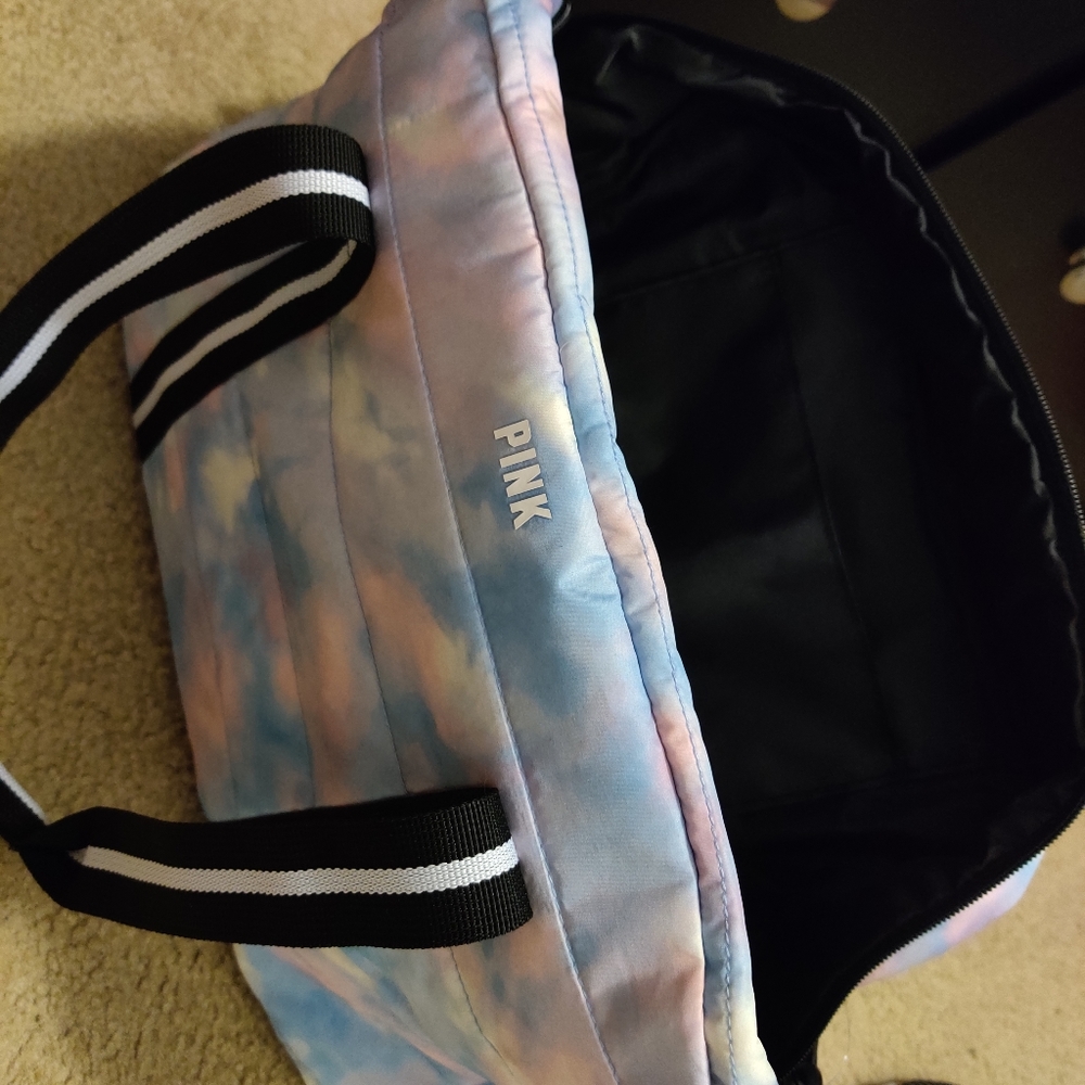 Pink gym tote